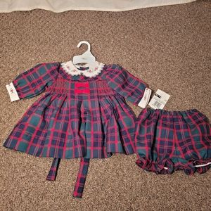B. T. Kids Plaid Dress & Bottoms